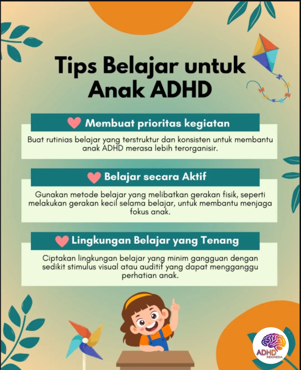 Strategi Belajar yang Cocok untuk Anak ADHD di Kabupaten Kepulauan Anambas